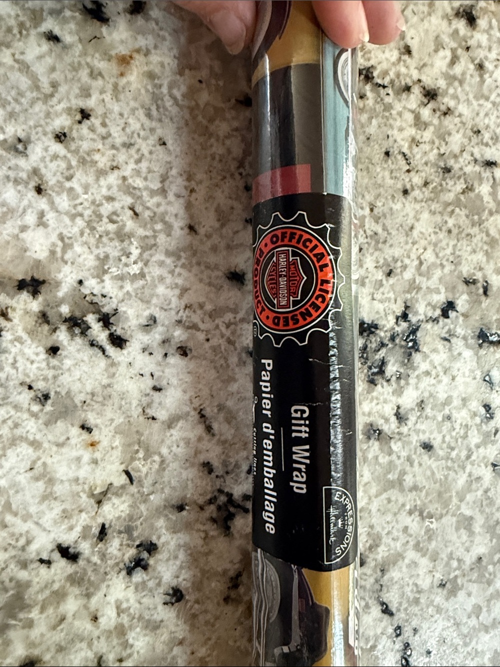 Harley-Davidson Black & Red Logo Gift Wrap Roll